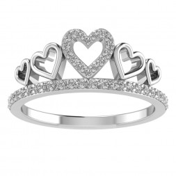 Queen of my Heart Tiara Ring